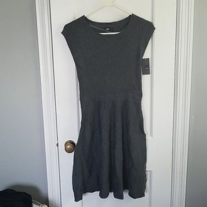 Short sleeve sweater dress